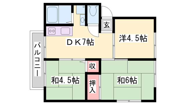 物件間取画像