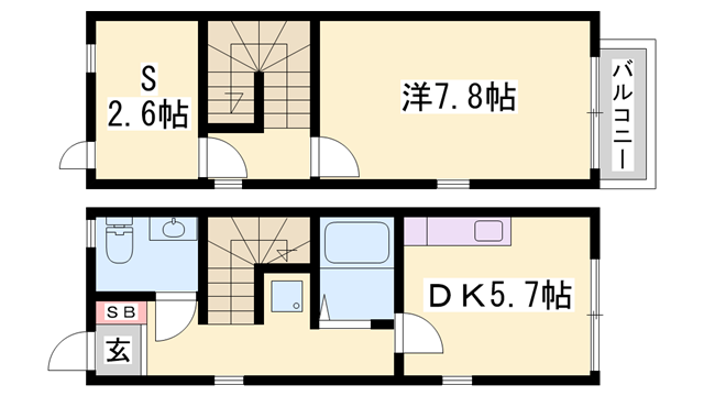物件間取画像
