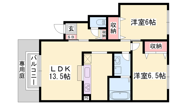 物件間取画像