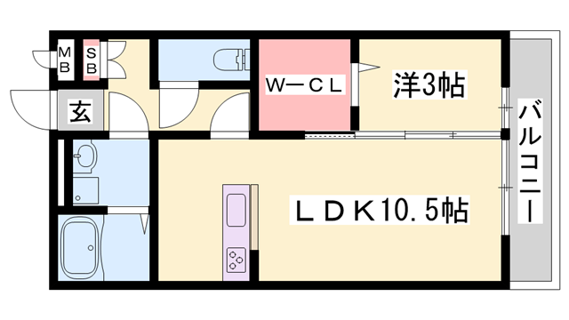 物件間取画像