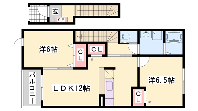 物件間取画像