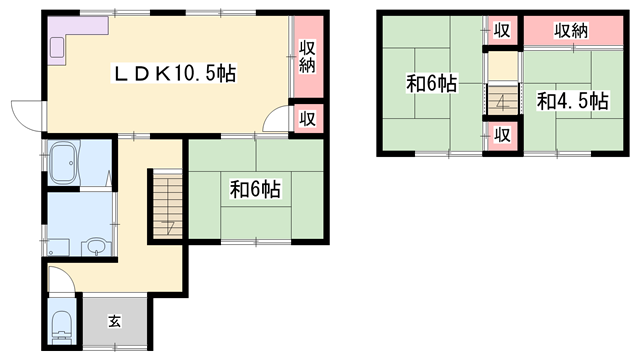 物件間取画像