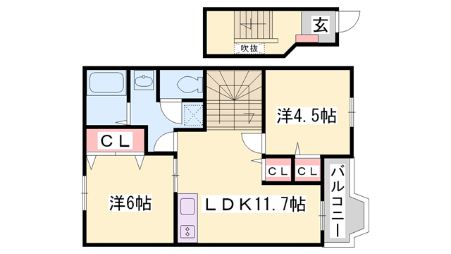 物件間取画像