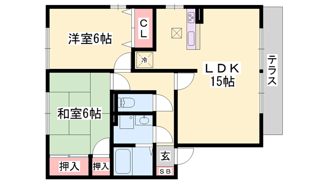 物件間取画像