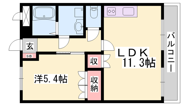 物件間取画像