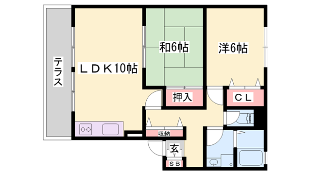 物件間取画像