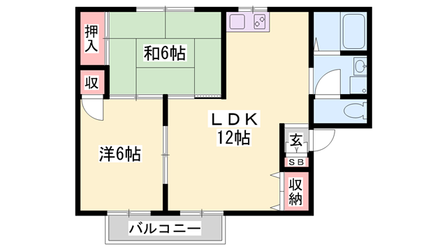 物件間取画像