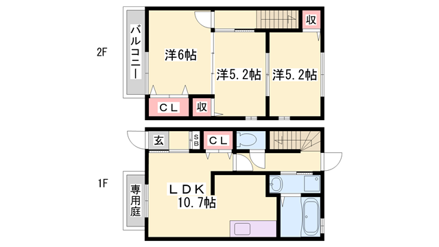 物件間取画像
