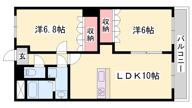 物件間取画像