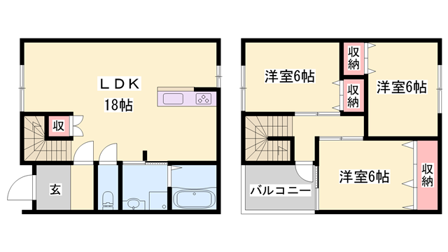 物件間取画像