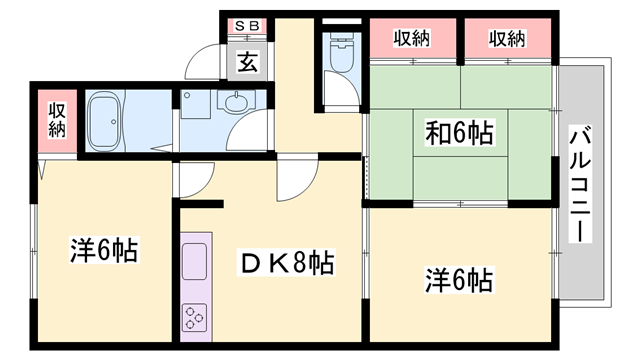 物件間取画像