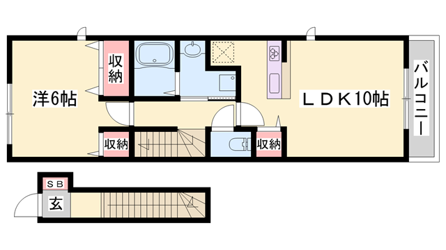 物件間取画像