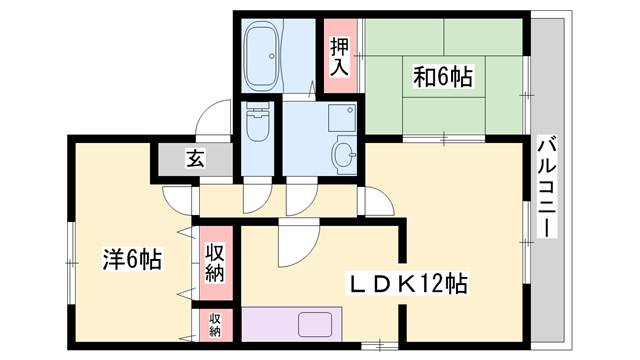 物件間取画像