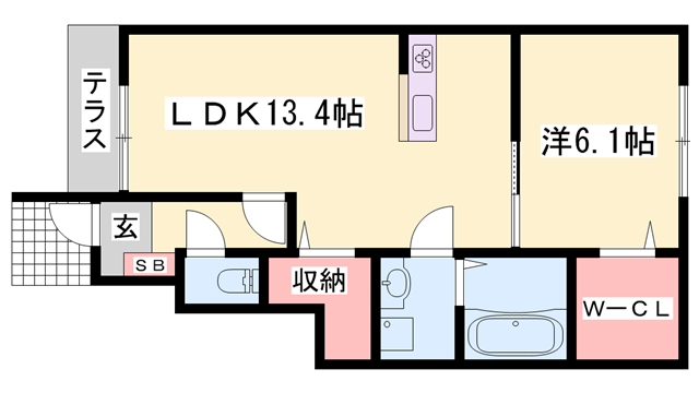 物件間取画像
