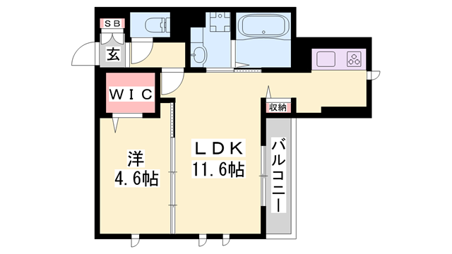 物件間取画像