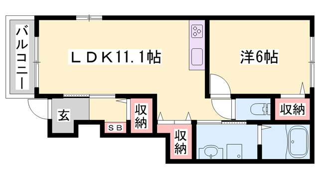 物件間取画像