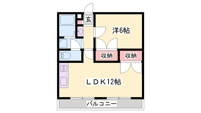 物件間取画像