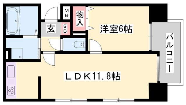 物件間取画像