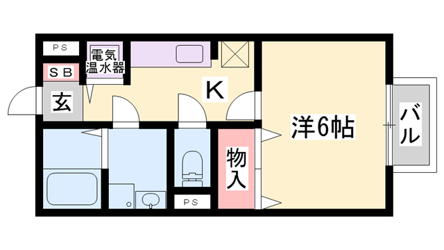 物件間取画像