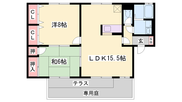 物件間取画像