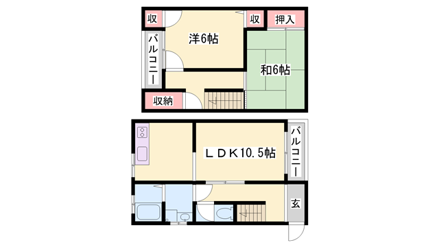 物件間取画像