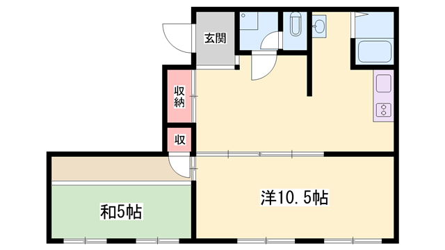 物件間取画像