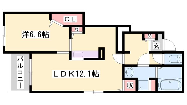 物件間取画像