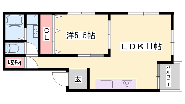 物件間取画像