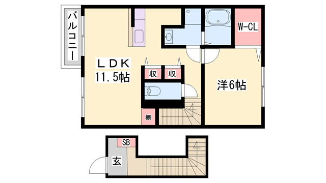 物件間取画像