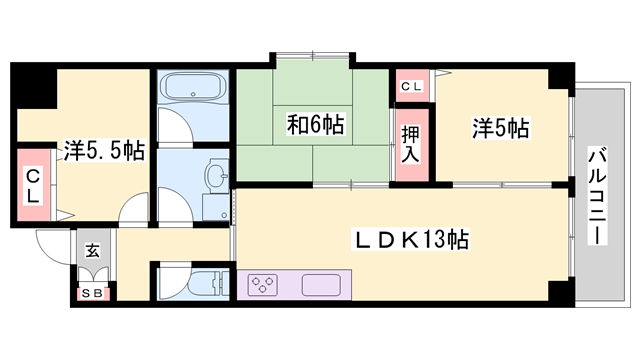 ブルーエスの物件間取画像