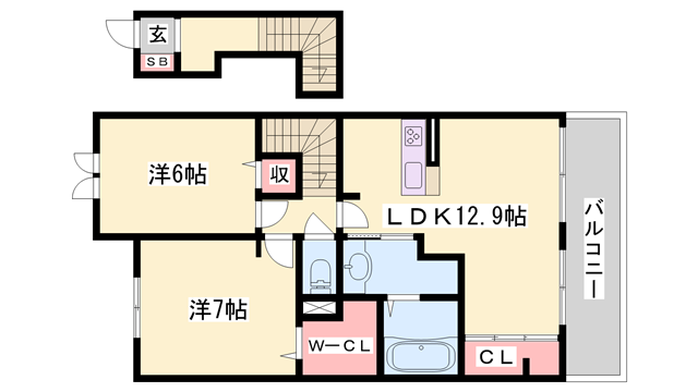 物件間取画像