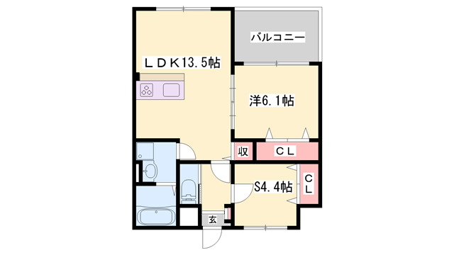 MISTRAL姫路駅前Ⅲの物件間取画像