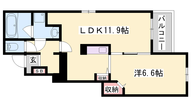 物件間取画像