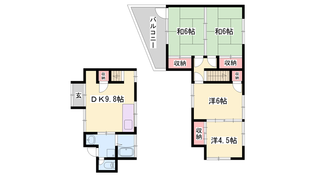 物件間取画像