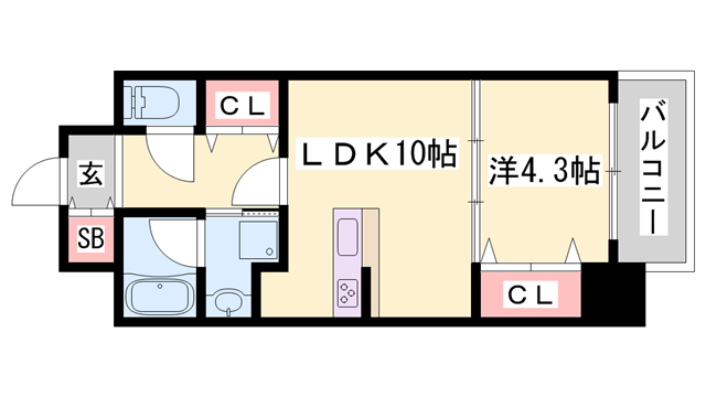 物件間取画像