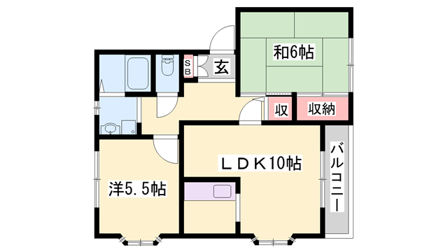 物件間取画像