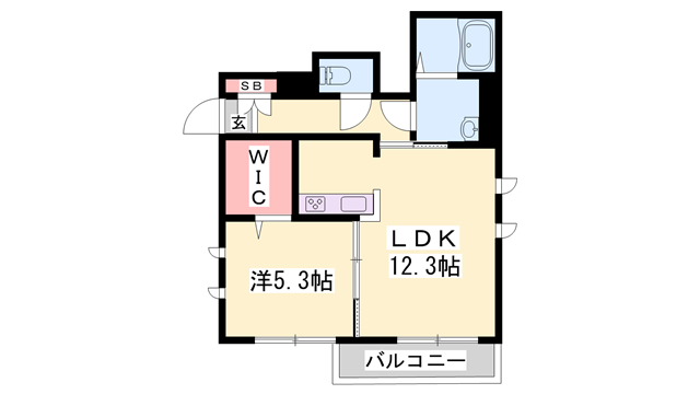 物件間取画像