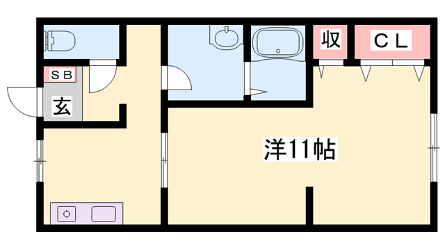 物件間取画像