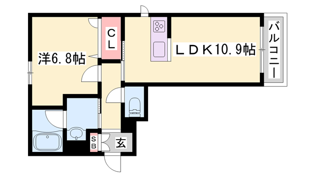物件間取画像