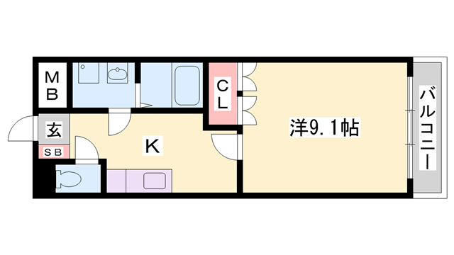 物件間取画像