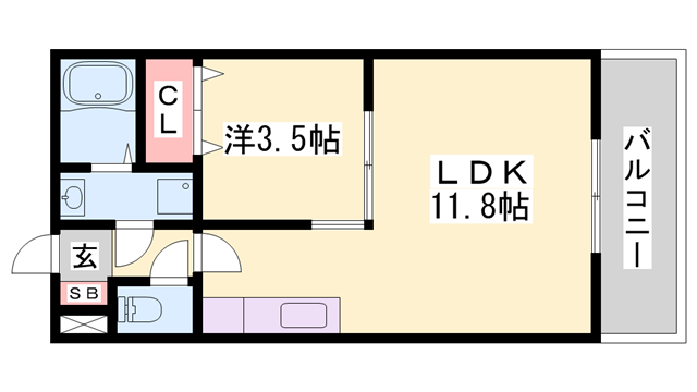 物件間取画像