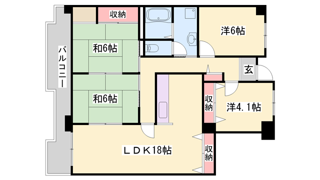 物件間取画像