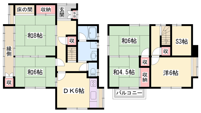 物件間取画像
