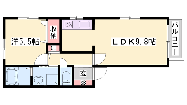 物件間取画像
