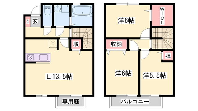 物件間取画像