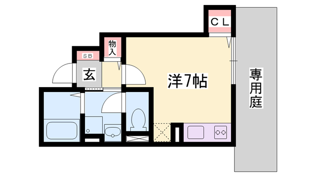 物件間取画像