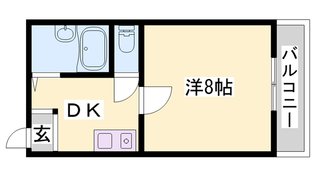 シャインコスモマンションの物件間取画像