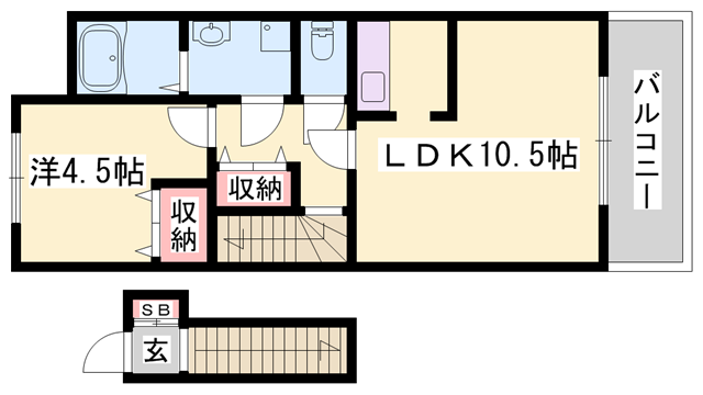 物件間取画像