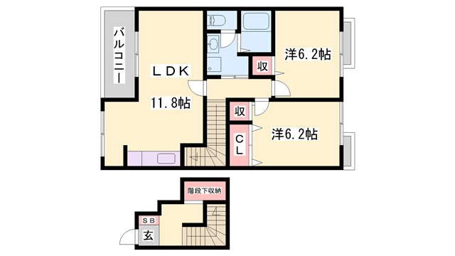 物件間取画像
