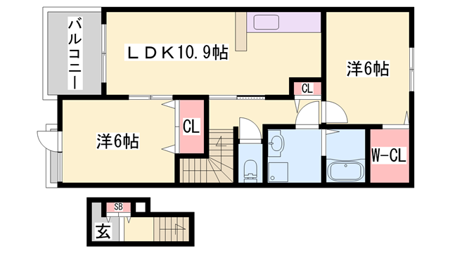ヴィオラの物件間取画像